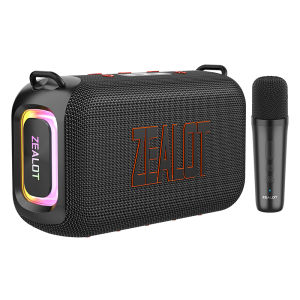Zealot | Zealot-S85 Karaoke Portable Bluetooth Speaker Wireless Portable Speaker with 1-2 Microphone Karaoke Machine for Home