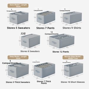 EACHY | Clothes Segmented Storage Box
