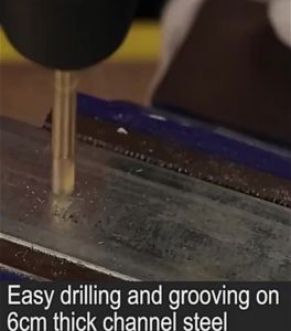 OKDA 6 pieces of titanium alloy HSS drill saw drill bit set open drill bit tool set