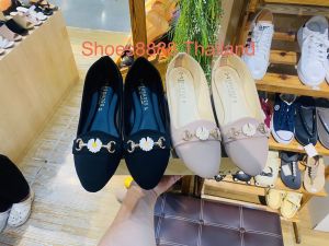 [รองเท้าคัทชู ดอกไม้แฟชั่น เทา ดำ ชมพู ไซล์ 36-45 ส่งเร็ว พิเศษ!]