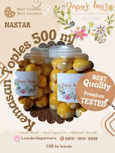 kue nastar - kukis lebaran enak lembut bisa COD - kemasan toples tabung 500ml
