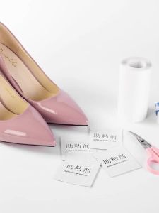 1 Cuộn Miếng Dán Đế Giày Tự Dính Nhẹ Cho Nữ Chống Trơn Trượt Bảo Vệ Gót Chân Chất Liệu PU Có Thể Cắt Để Tùy Chỉnh Kích Thước