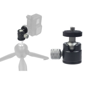 Mini Ball Head 1/4 Screw Mount 360 Swivel for Canon Nikon Sony Camcorder DV LED Light Bracket DSLR Camera Tripod Ballhead Stand