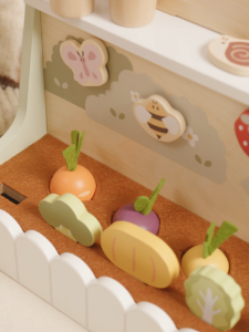 My Little Garden Wooden Playset - Educational Planting Toy for Kids