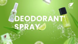 SR12 Deodorant Premium Spray 60ml Tawas Alami Cegah Bau Badan 48 Jam BPOM
