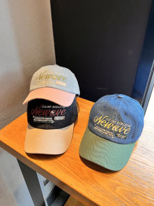 Mũ Bóng Chày Phong Cách Hàn Quốc Rộng 2025 Mũ Đi Biển Chống Nắng Cho Nữ Mũ Đi Biển Phong Cách Thường Ngày Bằng Vải Cotton Có Viền Chữ