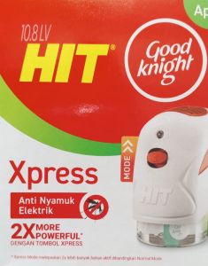 Alat Obat Anti nyamuk Elektrik HIT EXPRESS Good Knight Alat + Refill 35ml/45hari KEMASAN BARU