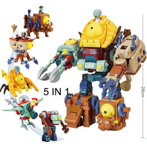 Plants Vs. Zombies Robot Melon-pult Chomper Nhân Vật Hành Động Bộ Mô Hình PVC 17cm Đồ Chơi Búp Bê Biến Hình Dành Cho Người Sưu Tầm & Quà Tặng