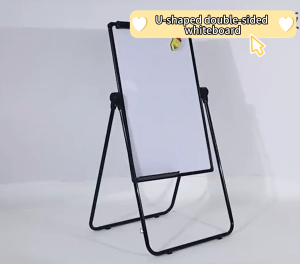 White Board Lifting Magnetic Whiteboard Foldable with Wheels Movable Whiteboard 90*60cm