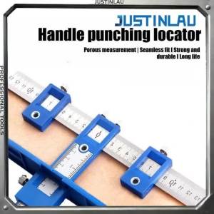 JUSTINLAU 1 Piece Woodworking Handle Drilling Locator Handle Locator Auxiliary Tool Cabinet Door Puncher Opener Positioning