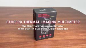 TOOLTOP ET11S PRO Thermal Imaging Camera 32*32 Rsolution Temperature Tracking 19999 Count True RMS Multimeter Electrician Tools