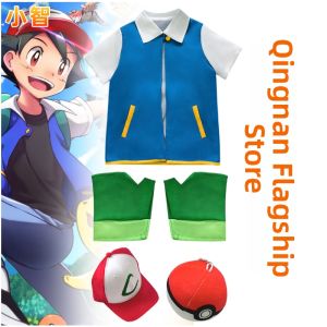  Qingnan | Halloween Pikachu Trainer Ash Costume Jacket