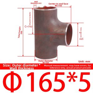 JISHUO | Carbon Steel Equally Diametric Tee