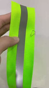 Dây Phản Quang Vải Xọc Ghi Dây Phản Quang Giao Thông Thiết Bị Bảo Hộ Lao Động bản rộng 5cm - bán lẻ theo m