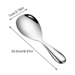 Nonstick Rice Serving Spoon 1/2/3Pcs Premium Thickened Stainless Steel Kitchen Utensil for Home Kitchen Daily Cooking Use