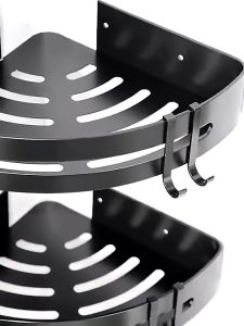 Kệ Góc Nhà Tắm Dán Tường Cao Cấp Hợp Kim Nhôm Chống Gỉ Chịu Lực Tốt Lắp Đặt Dễ Dàng Để Đồ Tiện Lợi Đa Năng