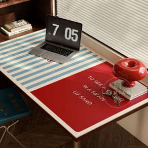 Retro Minimalist Style Computer Mouse Pad Keyboard Mat Office Desk Pad Makeup Pad High Aesthetic Value Simple Design Work Station