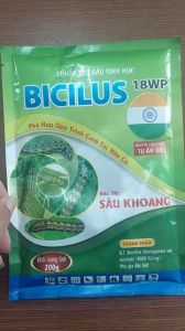 BICILUS - Thuốc Trừ Sâu Sinh Học Khắc tinh sâu khoang Không để lại lưu lượng - gói 200gr