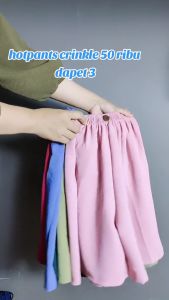 Celana Pendek Kringkell Airflow T & Celana Pendek Hopant di Atas Lutut Bahan Kringkell Airflow Premium