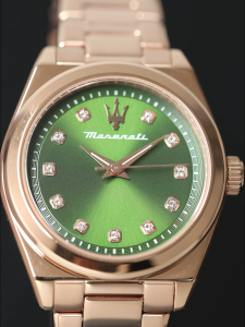 【2 Years Warranty】MASERATI Velocita 35mm Womens Quartz Watch R8853152501 Japan Movement