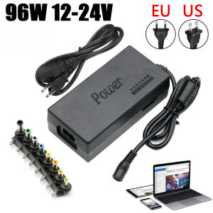 Bộ Sạc Đa Năng 96W Cho Laptop Chuyển Đổi Nguồn AC 100-240V Sang DC 12-24V Có Thể Điều Chỉnh Với Giao Diện EU/US