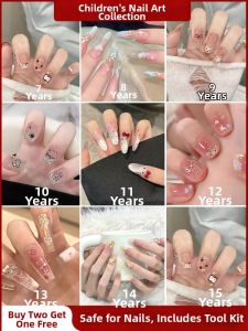 CHUBEISHI | Short Kids Friendly Manicure Stickers