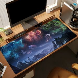 Bandai | Game The E-Elder Scrolls V For PC Large MousePads Desk Gaming Mouse Pad Stitched Edges Non-Slip Rubber Base Extended mousemats