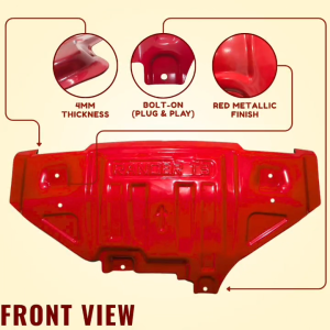 GECA SKID PLATE COVER FORD RANGER RED (12435)