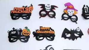 Halloween Cartoon Plastic Eyeglass Frame Funny Photo Props Ghost Party Decoration Night Theme Optical Accessories