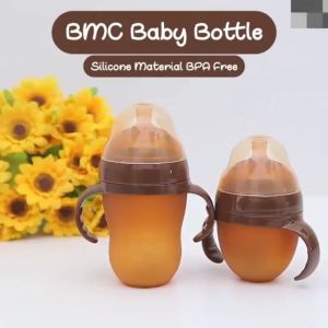 ขวดนม พร้อมส่ง 100% จุกนมซิลิโคน 150ml/250ml แท้ หมอนชอก เสมือนเต้านมแม่ บีบได้