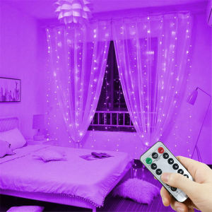 Holiday Party Decoration LED 8 Mode Christmas Light USB Curtain String Light Wedding Fairy Light Valentines Day Girlfriend Gift