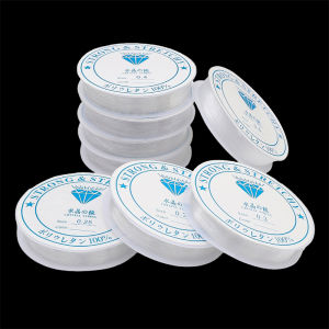 8-80 mét 0.25/0.3/0.35/0.4/0.45/0.5/0.6/0.7/0.8 mét cước câu cá dây rõ ràng không căng mạnh mẽ Nylon dây cườm chủ đề cho tự làm làm đồ trang sức