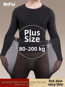 MsPai | Plus Size Hyaluronic Moisturizing Invisible Thermostatic Underwear Set