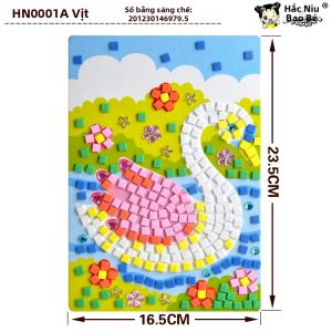Nhãn Dán Khối EVA Cho Trẻ Em Dụng Cụ Thủ Công Tự Làm Chất Liệu Bọt Biển Mô Hình Khối Minh Họa Đồ Chơi Sáng Tạo