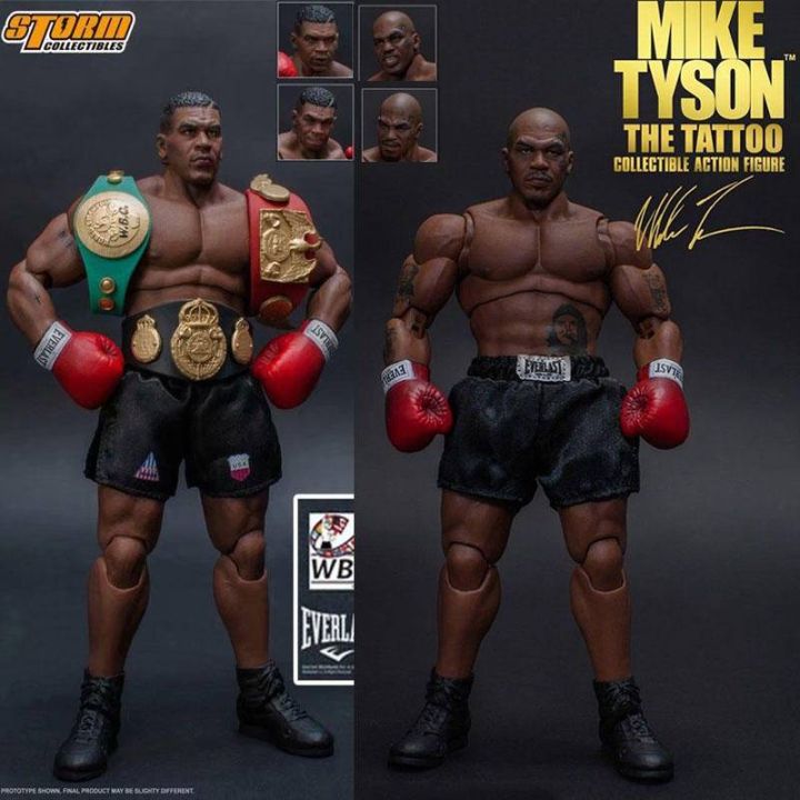 3 Head Face Storm Toys Boxing Boxer Champion Mike Tyson Final Round ...