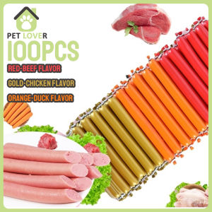 100pcs /30 pcs Dog Sausage Dog Treats Dog Food Pet Cat Sausage Treats Pet Dog Snack