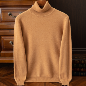 Áo Len Cổ Lọ Nam Chất Liệu Len Cashmere 100% Len Merino Dệt Kim Mềm Mại Ấm Áp Kiểu Dáng Cơ Bản Mặc Thường Ngày Mùa Thu Đông
