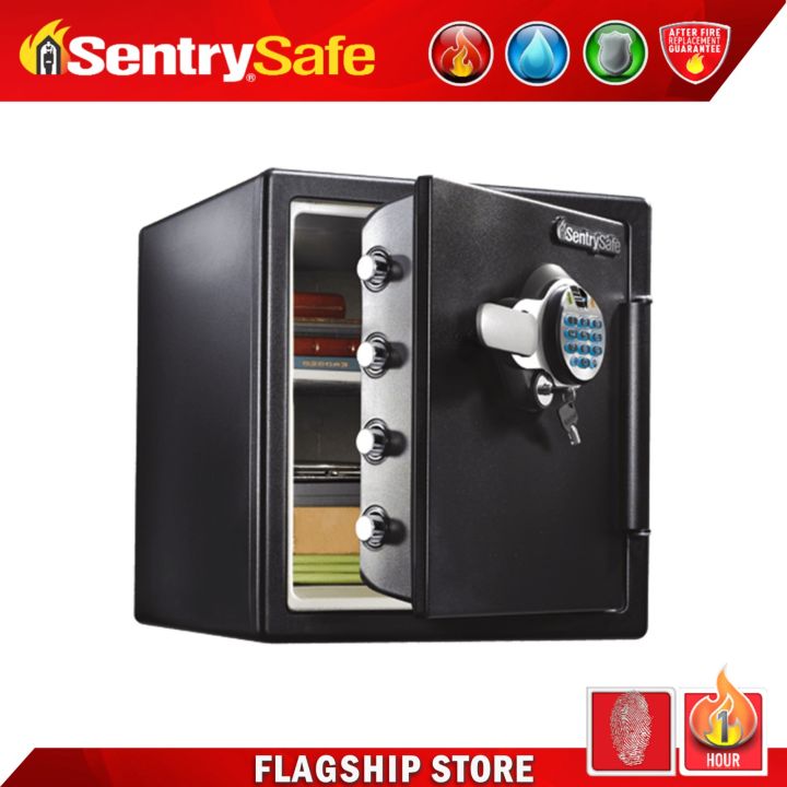 SENTRY SAFE SFW123BSC 1Hour Fire + Water + Security Protection Large Vault with Dual Lock