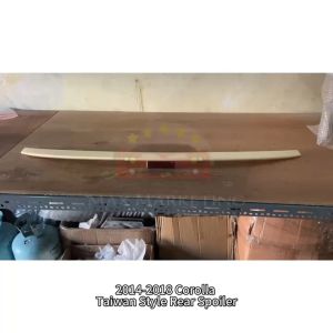 TOYOTA COROLLA SEDAN 2014-2018 TAIWAN STYLE REAR TRUNK SPOILER ABS SKIRT LIP BODYKIT
