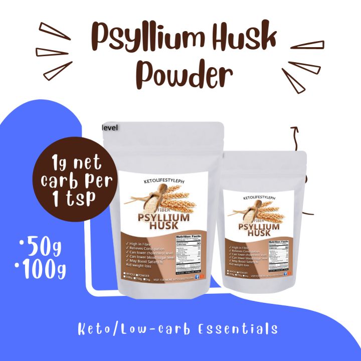 Psyllium Husk 100grams (KETO APPROVED/SUPERFOODS) Lazada PH