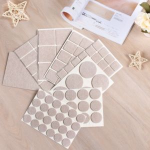 Thickness 3mm  Self Adhesive Felt Chair Leg Pads Floor Scratch Protector Mat Furniture Legs Covers Bottom Mute Non-slip Mat