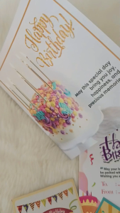 Set Kartu Ucapan Ulang Tahun Warna-Warni 6x9 cm - Kartu Kasih Sayang & Akrual