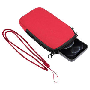 Mens Women Universal Shoulder Strap Neoprene Zipper Mobile Phone Bag Case for iPhone Samsung Xiaomi Smart phone Shockproof Pouch
