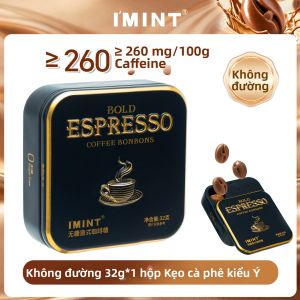 IMINT | Kẹo Cứng Cà Phê Espresso Đậm Đặc Không Đường