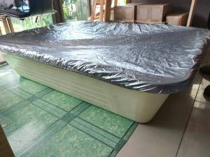 ผ้าใบคลุมกระบะทราย 240 ลิตร สำหรับทรายหลายแบบ ราคาโรงงาน รวมค่าคู่แื่อน