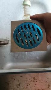 Hố Ga Thoát Sàn Lọc Rác Lược Rác Inox 304 Chất Lượng Cao Có Đuôi Lò Xo Chống Hôi Và Thoát Nước Nhanh