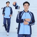 Baju Olahraga One set pria lengan panjang pakai saku / Setelan baju Olahraga senam pria wanita. 