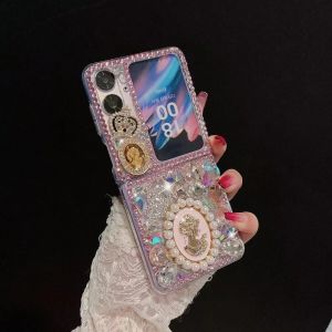 เคสโทรศัพท์เพชรสุด 5G สำหรับออปโป้ N2 Flip N3 ฝาหลังประดับพลอย เทียมแฟชั่นกระแทก
