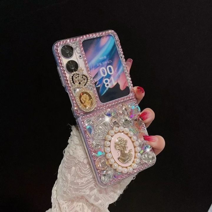 Luxury Diamond Phone Case For OPPO Find N2 Flip N3Flip N3 5G