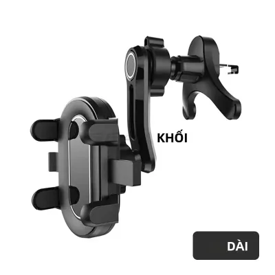 SEAMETAL Giá Đỡ Điện Thoại Trọng Lực Xoay 360 Độ Ô Tô Lỗ Thông Khí Kẹp Gắn Đa Năng Giá Đỡ Điện Thoại Di Động Màu Đen Giá Đỡ Điện Thoại Di Động Hỗ Trợ